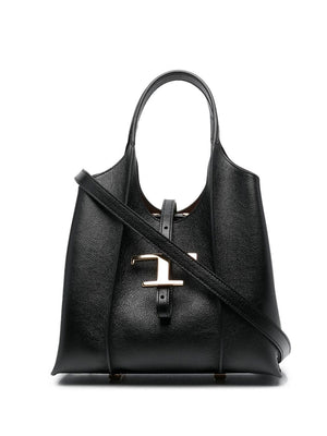 Tod's T Timeless Mini Leather Shopping Bag