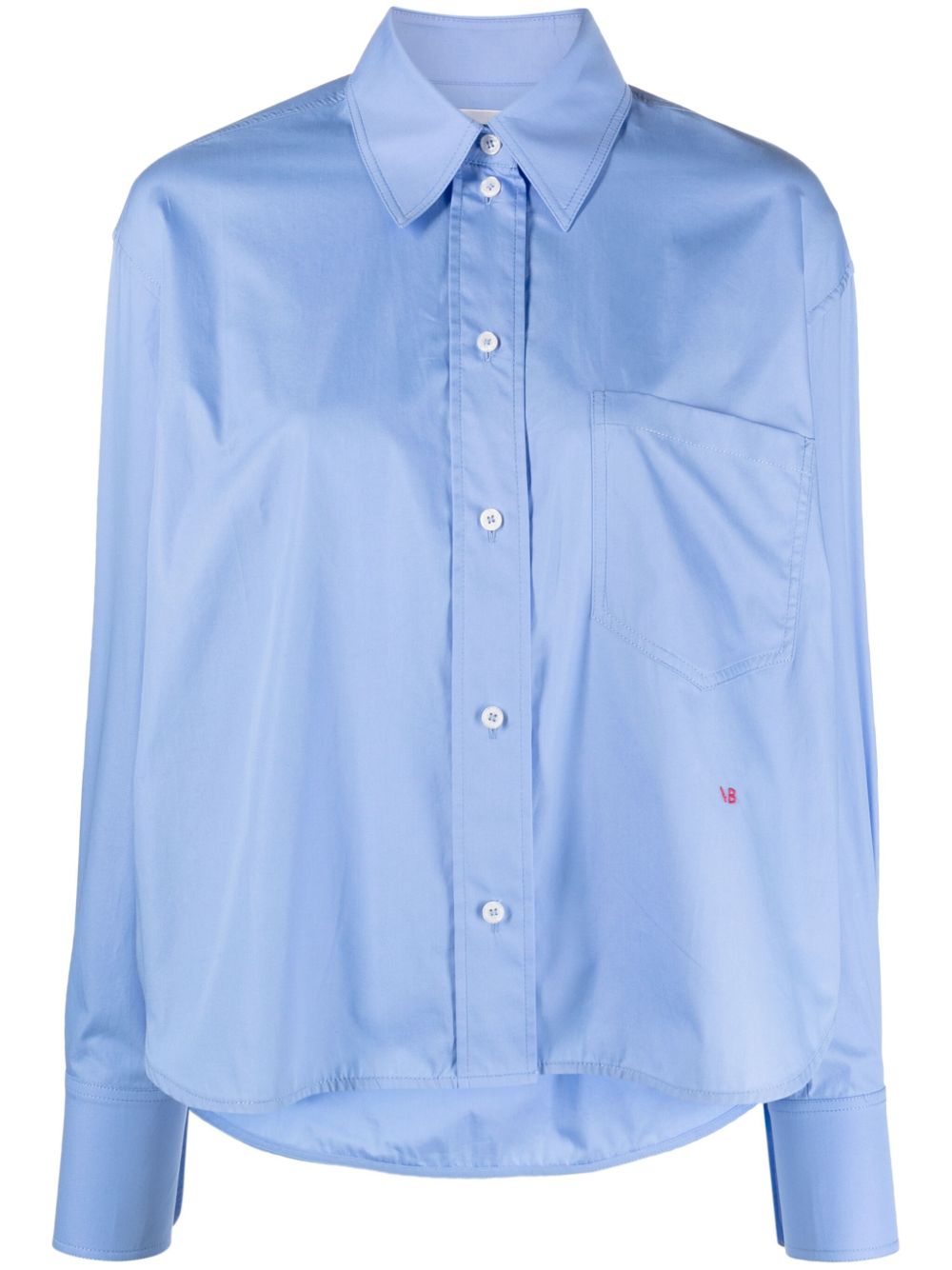 Victoria Beckham Shirts Clear Blue