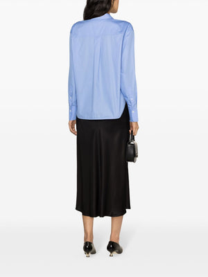 Victoria Beckham Shirts Clear Blue