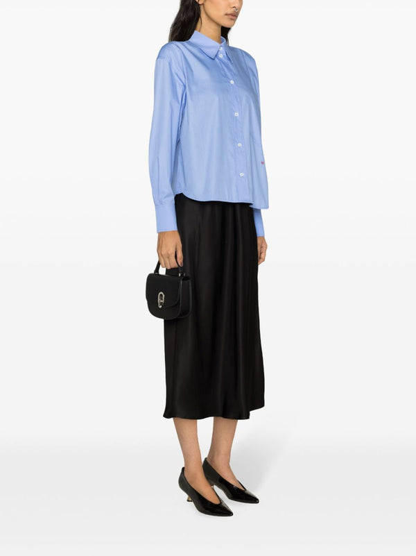 Victoria Beckham Shirts Clear Blue