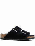 Birkenstock Arizona shearling-lined sandals