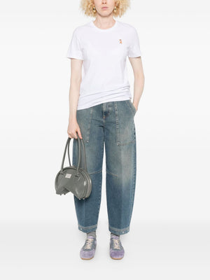 Maison Kitsuné Standing Fox T-shirt with embroidery