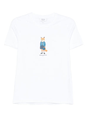 Maison Kitsuné Dressed Fox print cotton T-shirt