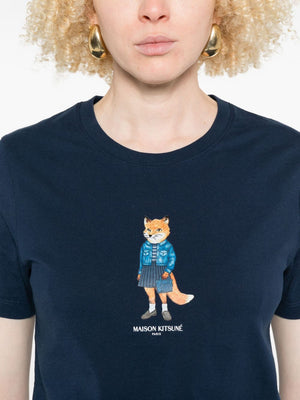 Maison Kitsuné Dressed Fox print T-shirt