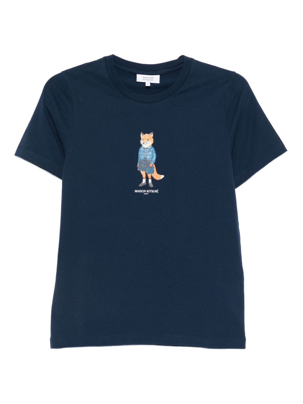 Maison Kitsuné Dressed Fox print T-shirt