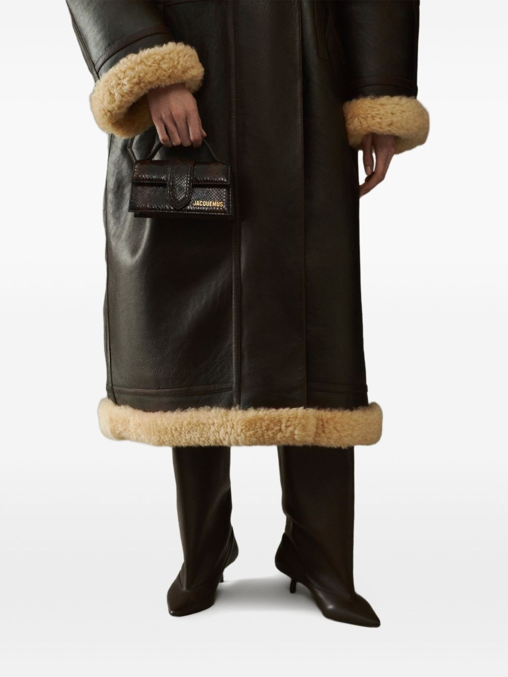 JACQUEMUS The Big Child Shoulder bag with flap.