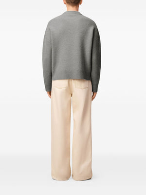 Ami Paris Sweaters Grey