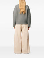 Ami Paris Sweaters Grey