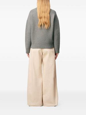 Ami Paris Sweaters Grey