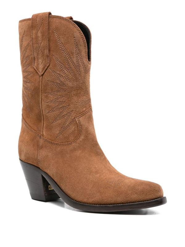 Golden Goose Boots Leather Brown