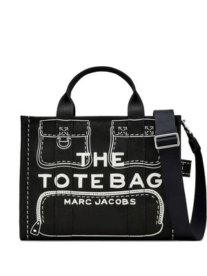 Marc Jacobs The Trompe L'Oeil Cargo Canvas Medium Tote Bag