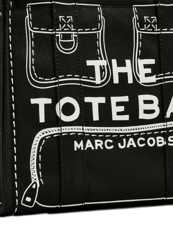 Marc Jacobs The Trompe L'Oeil Cargo Canvas Medium Tote Bag