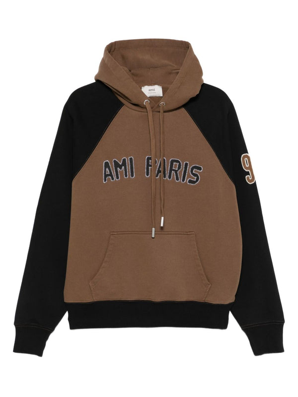 Ami Paris Sweaters Brown