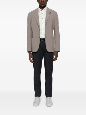 Emporio Armani Patterned cotton shirt