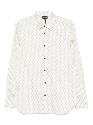 Emporio Armani Patterned cotton shirt