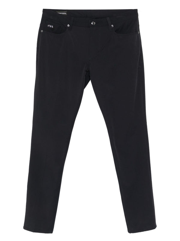 Emporio Armani Trousers with logo plaque