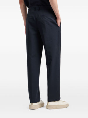 Emporio Armani Seersucker nylon chino trousers