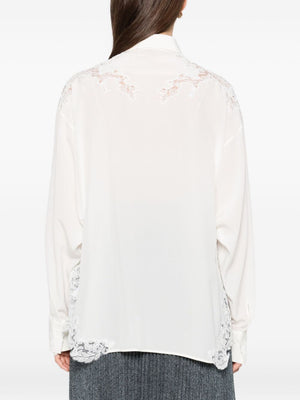 Ermanno Scervino Shirt with lace trim