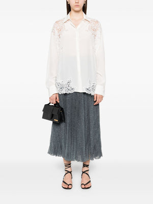 Ermanno Scervino Shirt with lace trim