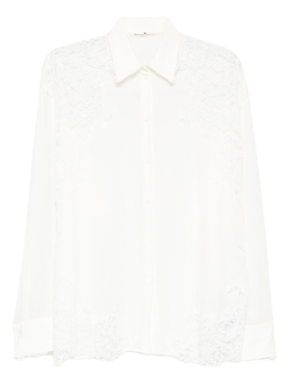 Ermanno Scervino Shirt with lace trim
