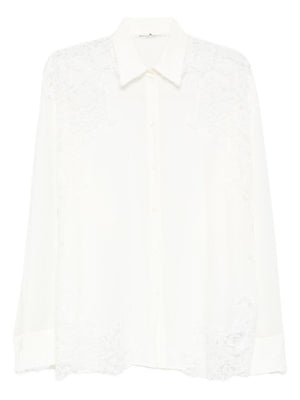 Ermanno Scervino Shirt with lace trim