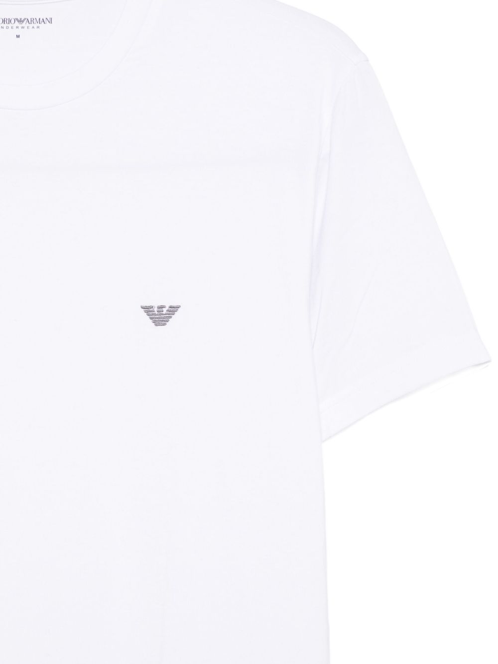 Emporio Armani Fitted loungewear t-shirt in soft modal