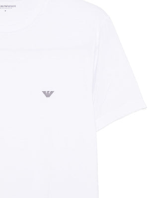 Emporio Armani Fitted loungewear t-shirt in soft modal