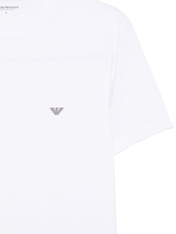 Emporio Armani Fitted loungewear t-shirt in soft modal
