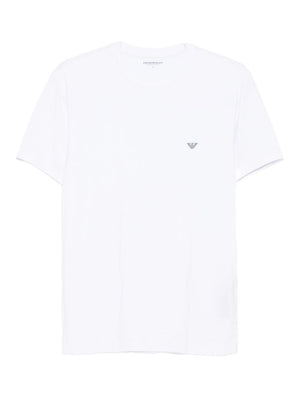 Emporio Armani Fitted loungewear t-shirt in soft modal