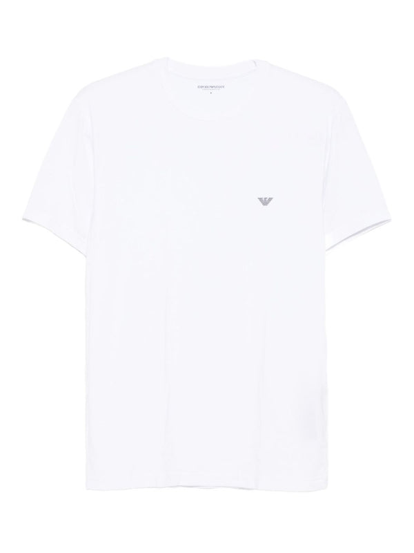 Emporio Armani Fitted loungewear t-shirt in soft modal