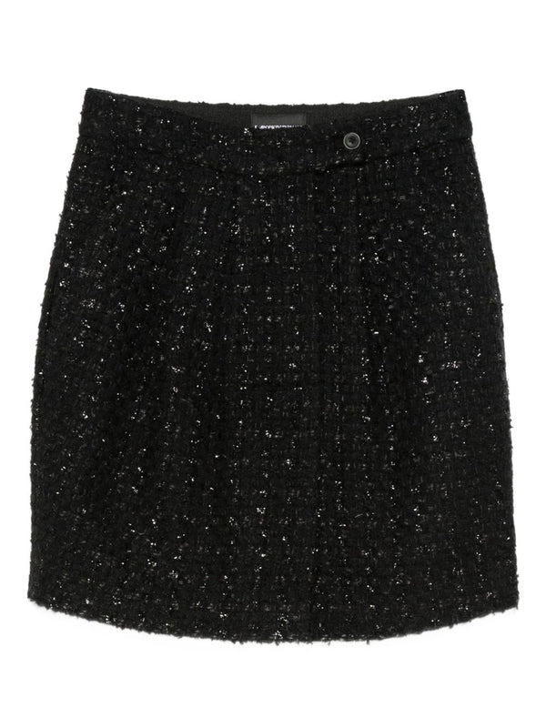 Emporio Armani Tweed sequin mini skirt