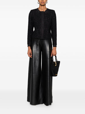 Emporio Armani Button-detail tweed jacket