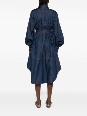 Zimmermann Belted denim shirt dress