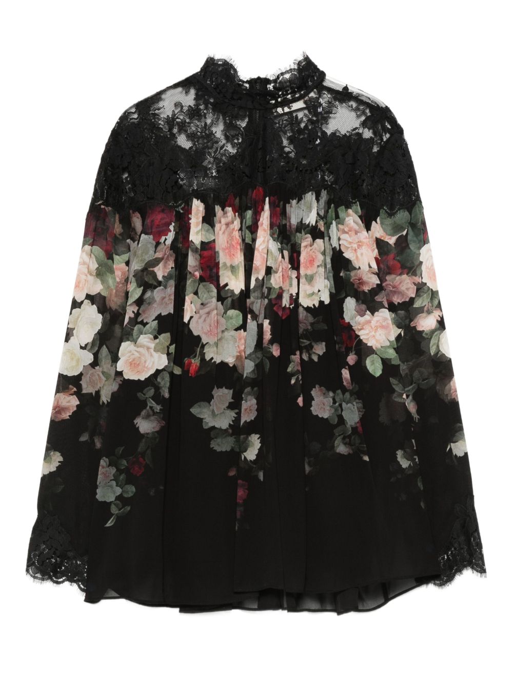 Zimmermann Lace-trimmed floral blouse