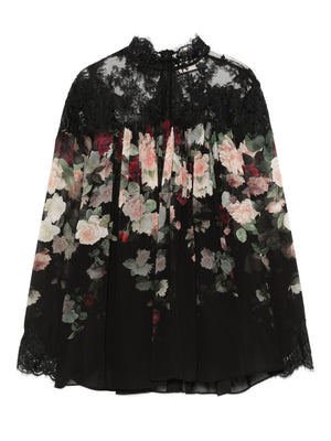 Zimmermann Lace-trimmed floral blouse