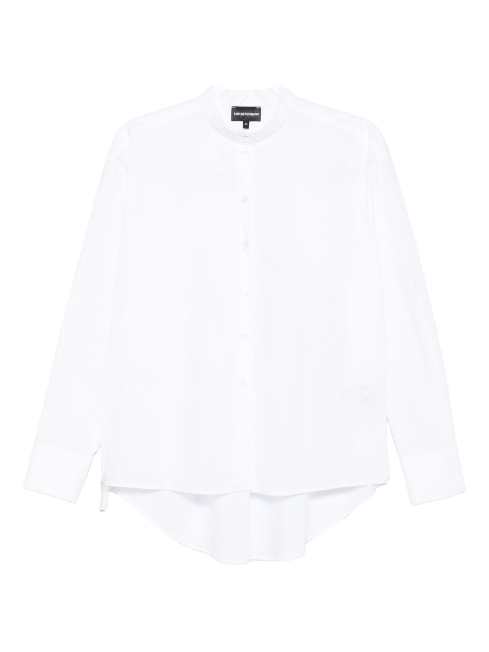 Emporio Armani Button-front curved-hem shirt