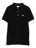 Maison Kitsuné Fox-embroidered polo shirt