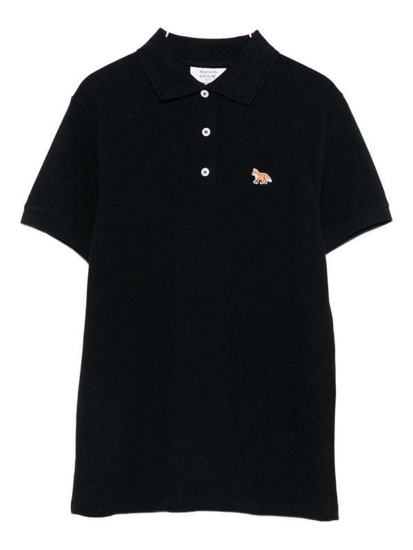 Maison Kitsuné Fox-embroidered polo shirt