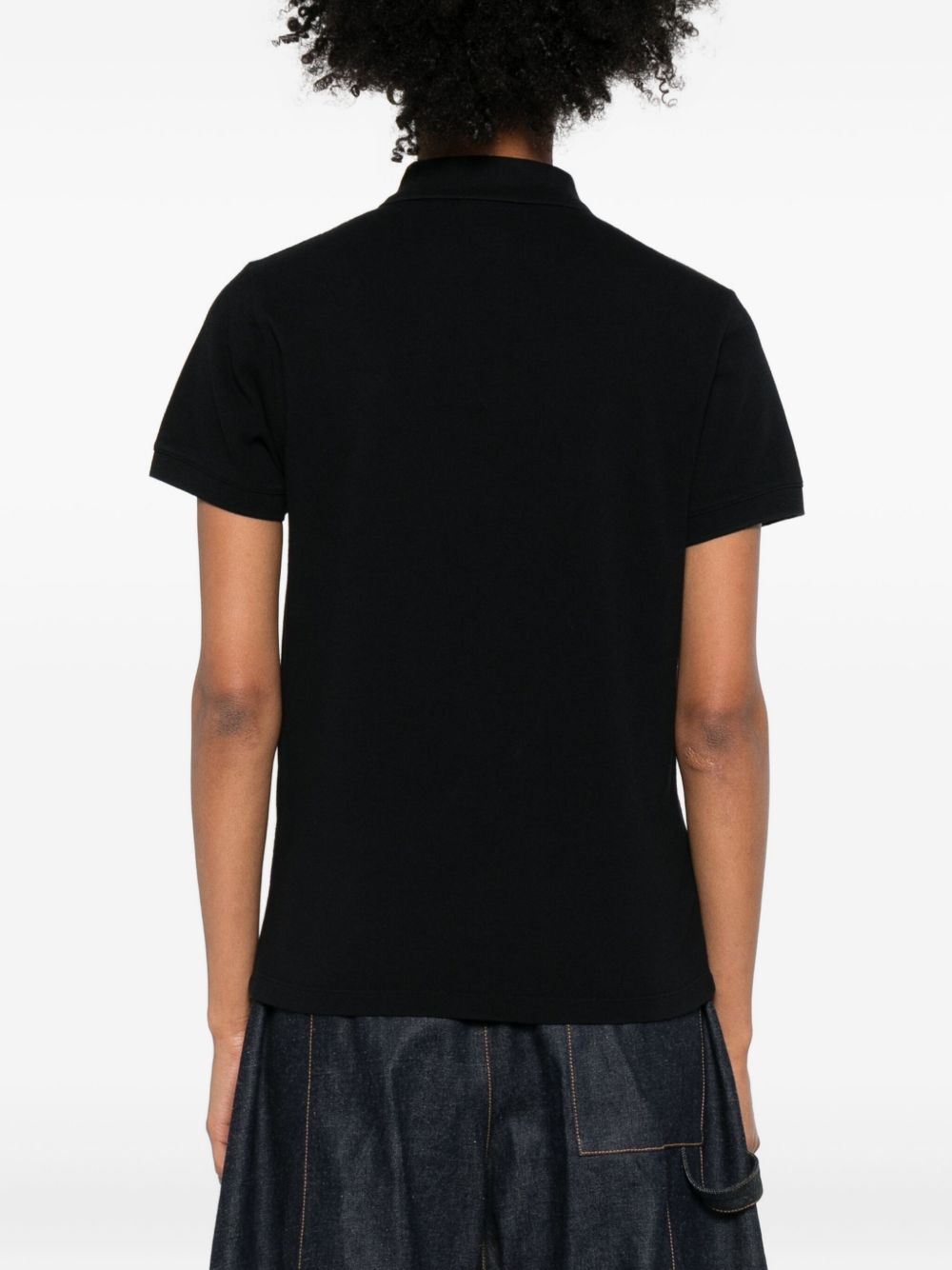 Maison Kitsuné Fox-embroidered polo shirt