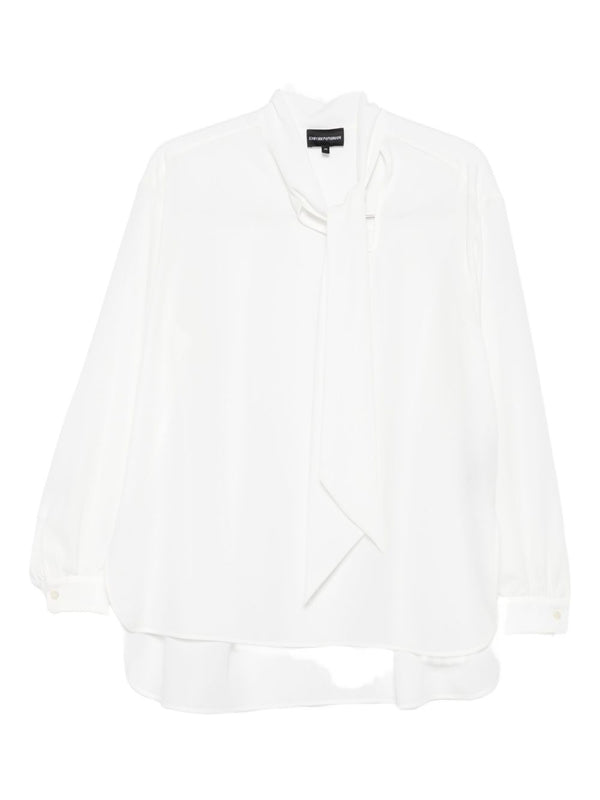 Emporio Armani Neck-tie blouse