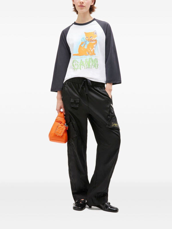 GANNI T-shirts and Polos White