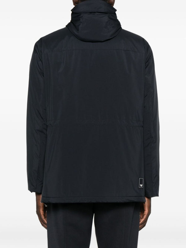 Emporio Armani Hooded multi-pocket coat