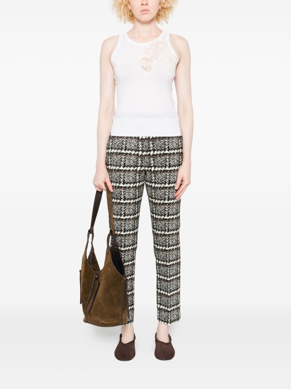 Ermanno Scervino Lace-embellished tank top