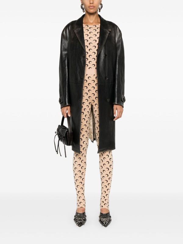 Marine Serre Crescent Moon-print top