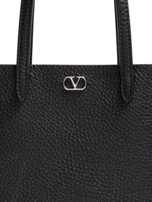 Valentino Garavani Nellcôte Mini Shopping Bag in Grainy Calfskin