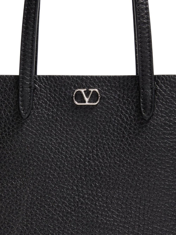 Valentino Garavani Nellcôte Mini Shopping Bag in Grainy Calfskin