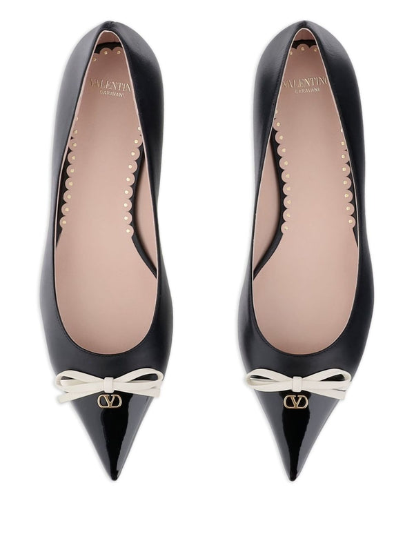 Valentino Garavani Bepointy leather ballet flats