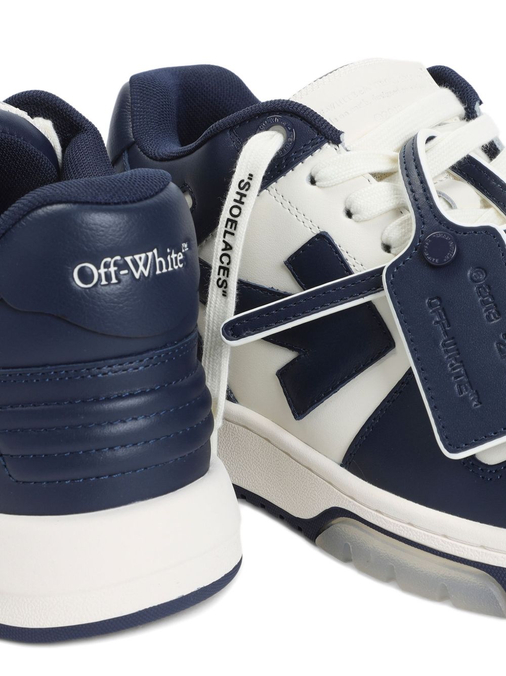Off White Out Of Office leather sneakers