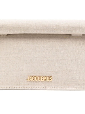 JACQUEMUS Rond Carré canvas clutch
