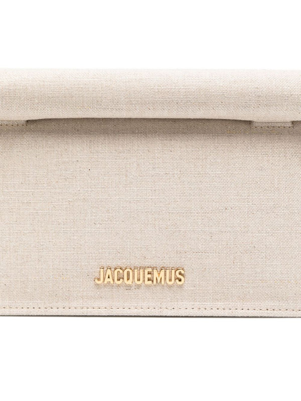 JACQUEMUS Rond Carré canvas clutch